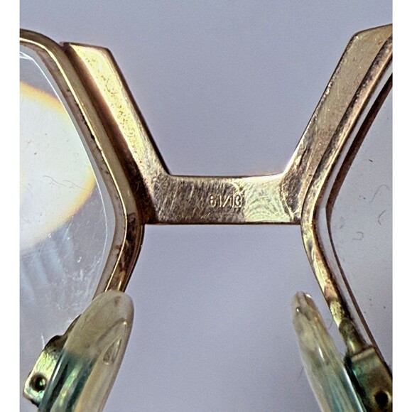 Original Vintage Cazal MOD. 238 COL. 370 Eyeglass Frames – 1970s Geometric Style main image 7